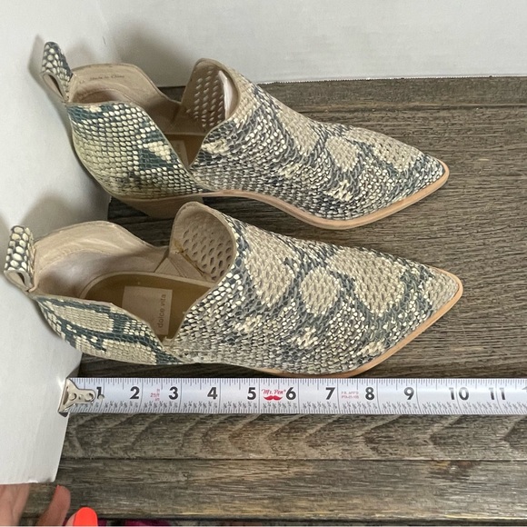 Dolce Vita Snakeskin Patterned Ankle Boots Women’s Size 7.5. Pre-owned-some wear - Picture 12 of 14